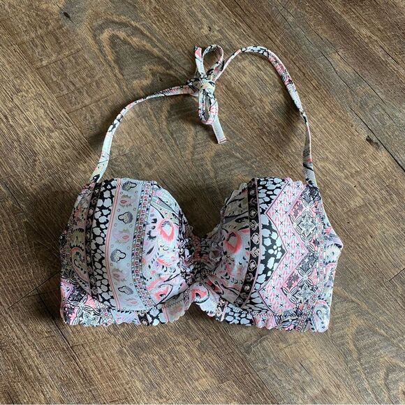 Victoria’s Secret Halter Bikini Swim Top The Getaway 34D Vacation - Picture 5 of 11